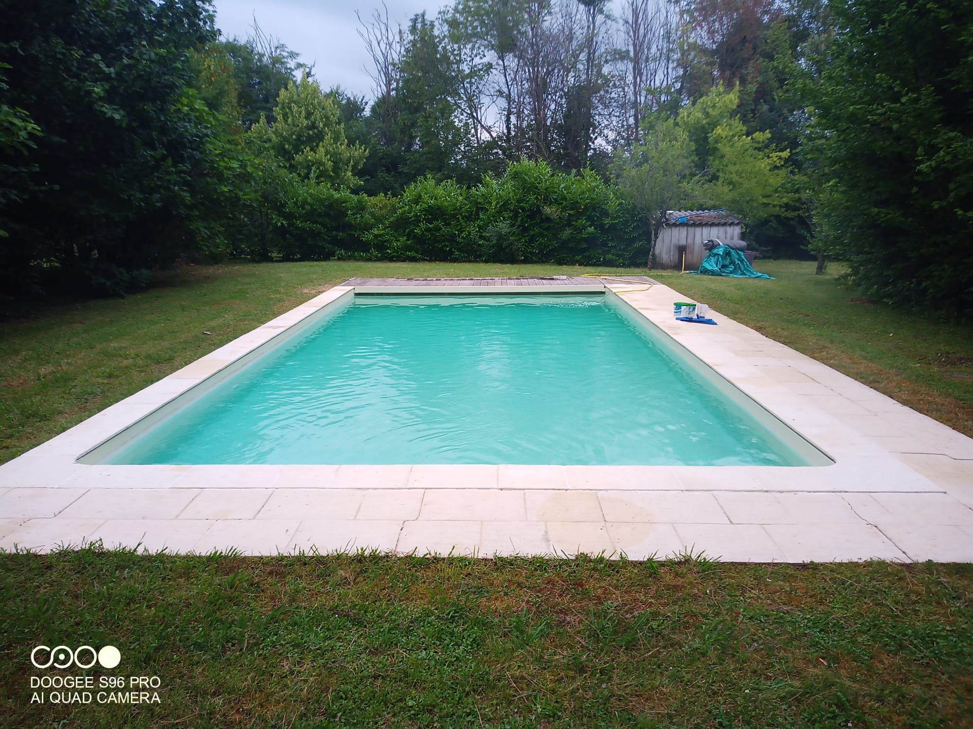 Piscine après rénovation